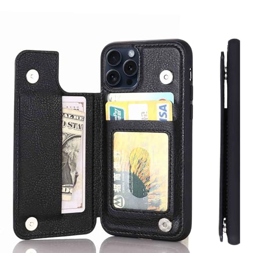 �yAnrek�z�݊��� Apple iPhone 15 PRO 6.1 inch �p �P�[�X �蒠�^�i�u���b�N�j�A�C�t�H��15�v�� 6.1�C���` ���� PU�v ���΋z�� �|�P�b �Ў葀��w�� IC �J�[�h ���[ ���u���@�\ �P�[�X �A�b�v��iphone15�v