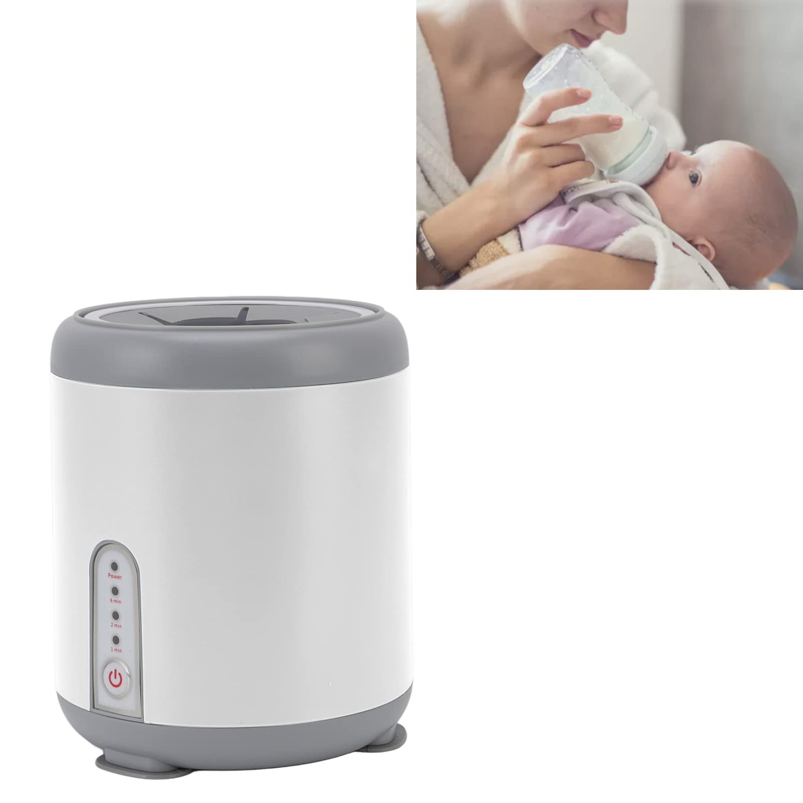Agitatore per Biberon, Miscelatore Elettrico a Mani Libere per Frullatore di Latte Frullatore Intelligente per Latte in Polvere, Frullatore Automatico di Frullati Proteici (Erba verde)