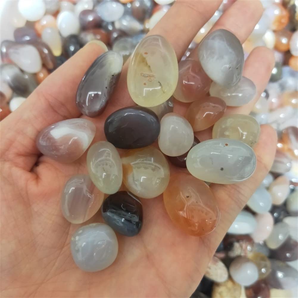 Decoración del hogar, 100 g Cristal de cornalina natural Grava Ágata Piedras curativas Plantación Acuario Tanque de peces Material de bricolaje Regalos, Cristal natural Inicio Colecciones ( Size : 200