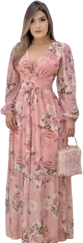 Vestido Longo Para Festa e Casamento