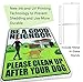 Clean Up After Your Dog Signs 2 Pack 12