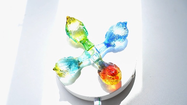 Amazon.com: HDCRYSTALGIFTS 4PCS Colorful Crystal Birds
