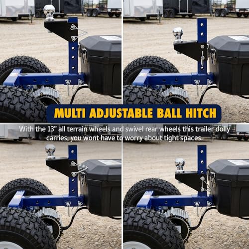 Image of Goodyear Electric Trailer Dolly 3600 lbs 24V 800W Motorized Trailer Mover