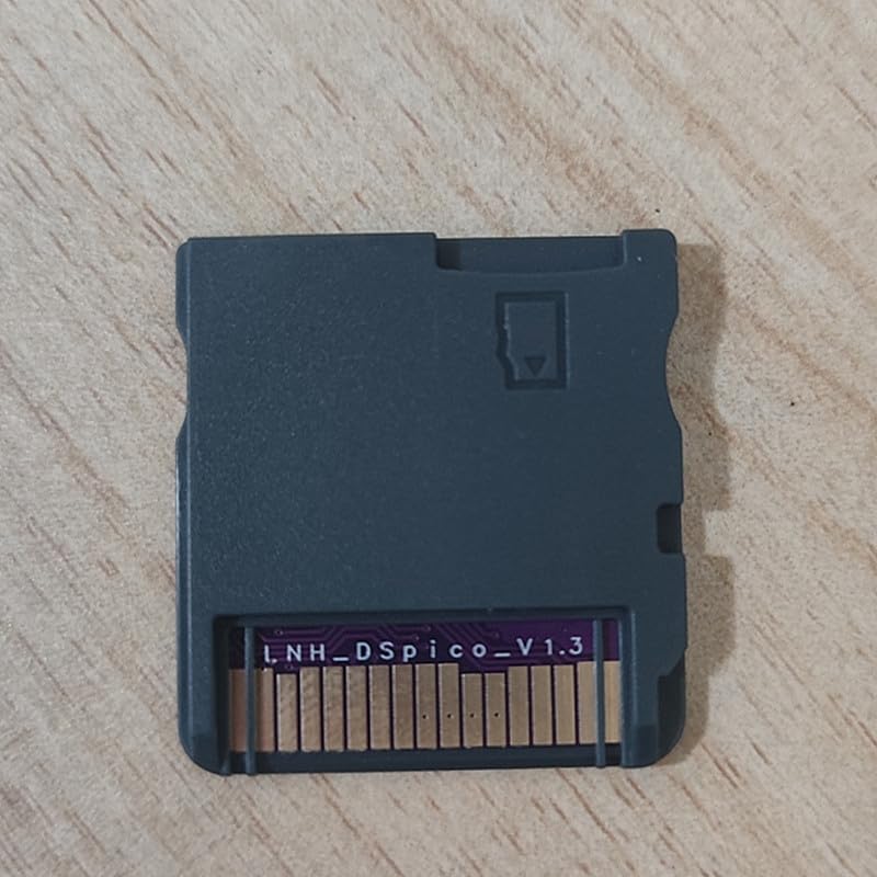 LNH DSpico ds flash cart, 3DS Flash Card, works on 3DS v11.17 and 2DS and DSi and DS Lite and DS to play NDS games,GBA games, some DSi games, RP2040 MCU Powered