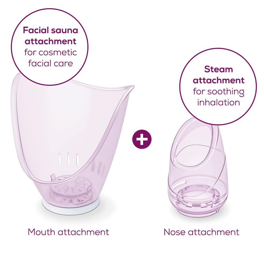 Beurer FS60 Facial Sauna, Facial Steamer for Cosmetic Facial Care Opens the Pores and Moisturises, Soothing Steam - Image 3