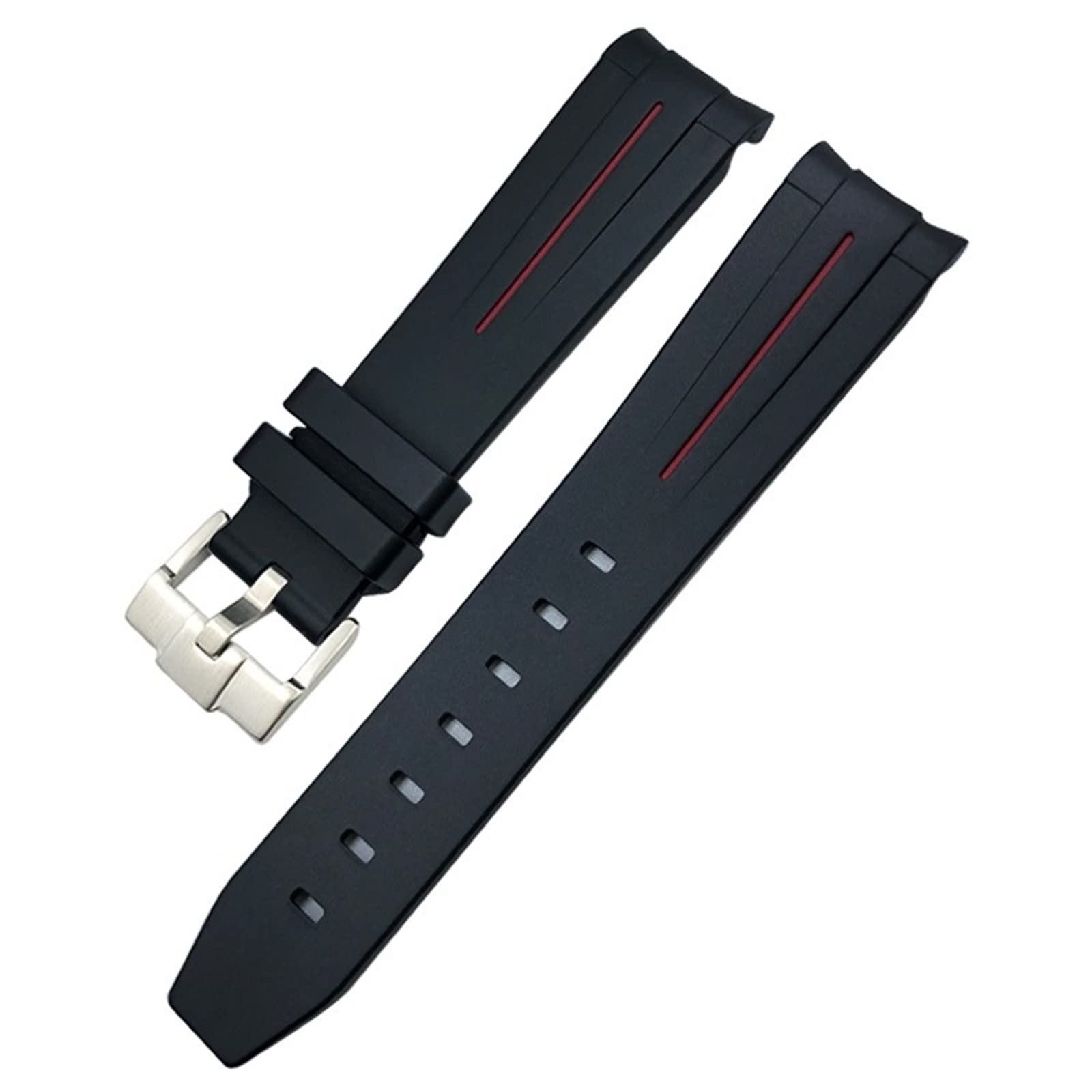 Bracelet en caoutchouc 19mm pour Omega Speedmaster idéal pour le sport
