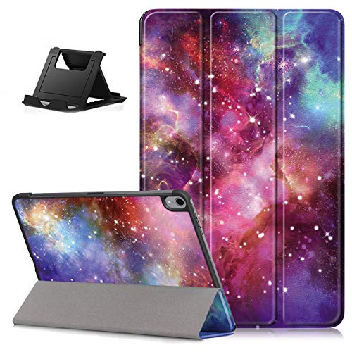 Shinyzone Coque pour Nouvel iPad Air 4e Generation 10.9 Pouce 2020, Support à Trois Volets Housse en Cuir Folio Magnétique Smart Auto Wake Sleep Cover pour iPad 10.9 Pouce 2020,Galaxie