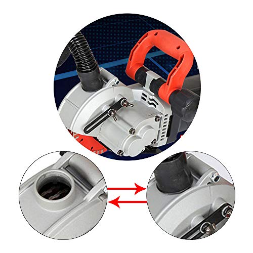 ZXMT 4800W Wall Groove Cutting Machine 110V 40MM Electric Wall Chaser Concrete Cutter Notcher Groover Slotting Machine