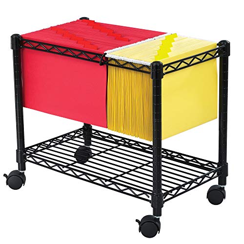 Safco Rolling Cart for Letter and Legal Folders