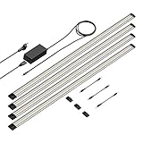 [Technologie LED économique] - L'éclairage d'ambiance est le choix idéal si vous recherchez une solution à faible consommation d'énergie. Grâce à la technologie LED intelligente, les luminaires sont particulièrement efficaces sur le plan énergétique et ont une longue durée de vie (963 lm pour une consommation d'énergie de seulement 9,5 W par luminaire).