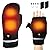 Heated Gloves for Men Women, Rechargeable Full & Half Hands Fingerless Gloves Electric Heated Mittens with Touchscreen, 3 Heating Levels, Heat Warming Glove for Outdoor Work Skiing Hiking Cycling