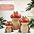 MORYSPEX Frog Garden Decor Set of 3, Cute Ceramic Frog Garden Statues for Outdoor Yard Decoration, Garden Art Lawn Decor for Outside Front Yard Front Porch, Ideal Gift for Family and Friends (Red)