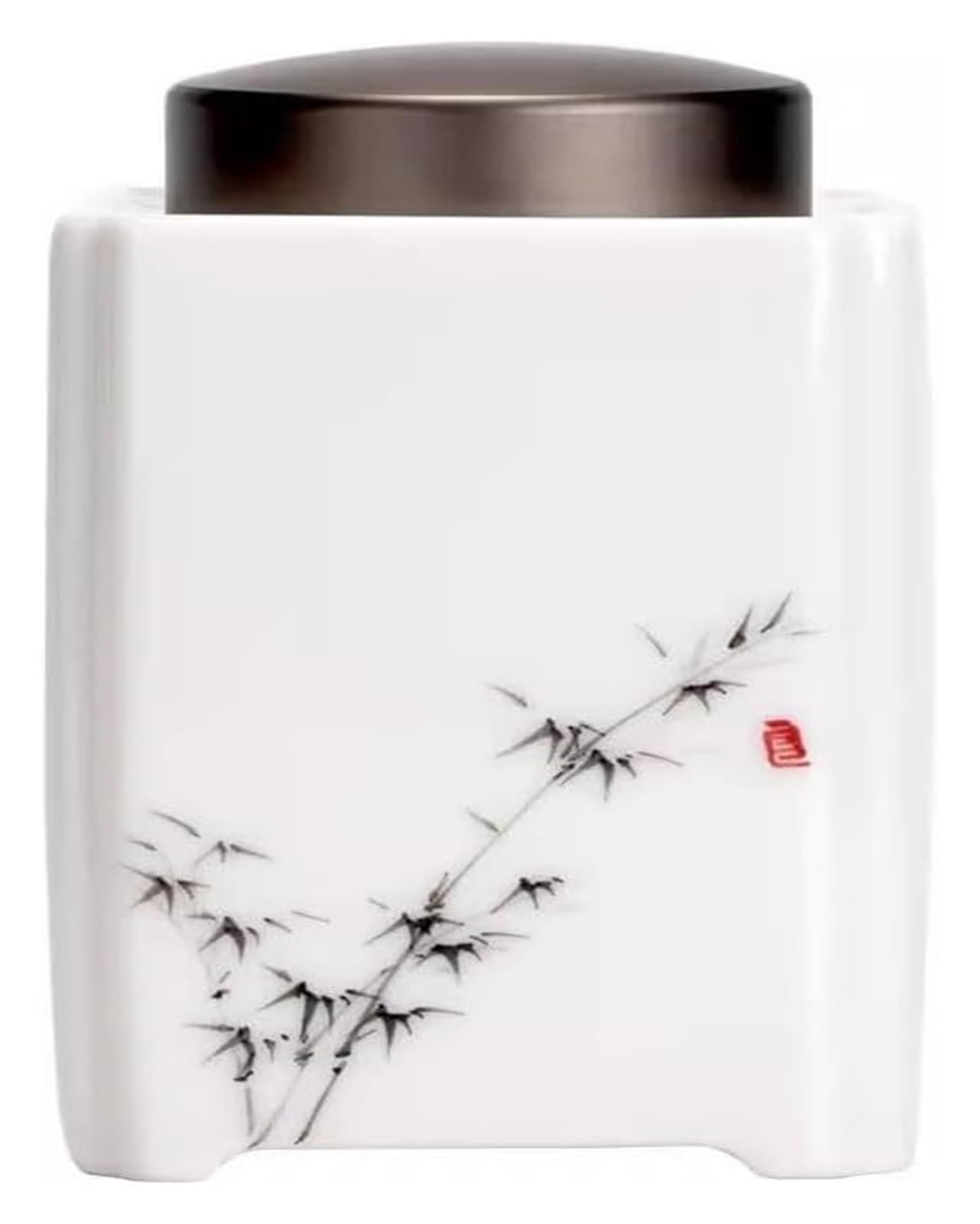 XYIANG Tea Can,Pure Hand-Painted Ink Tea Cans, Household Porcelain Tea s, Ceramic Sealed Cans, Tea Storage Cans Tea Storage Box