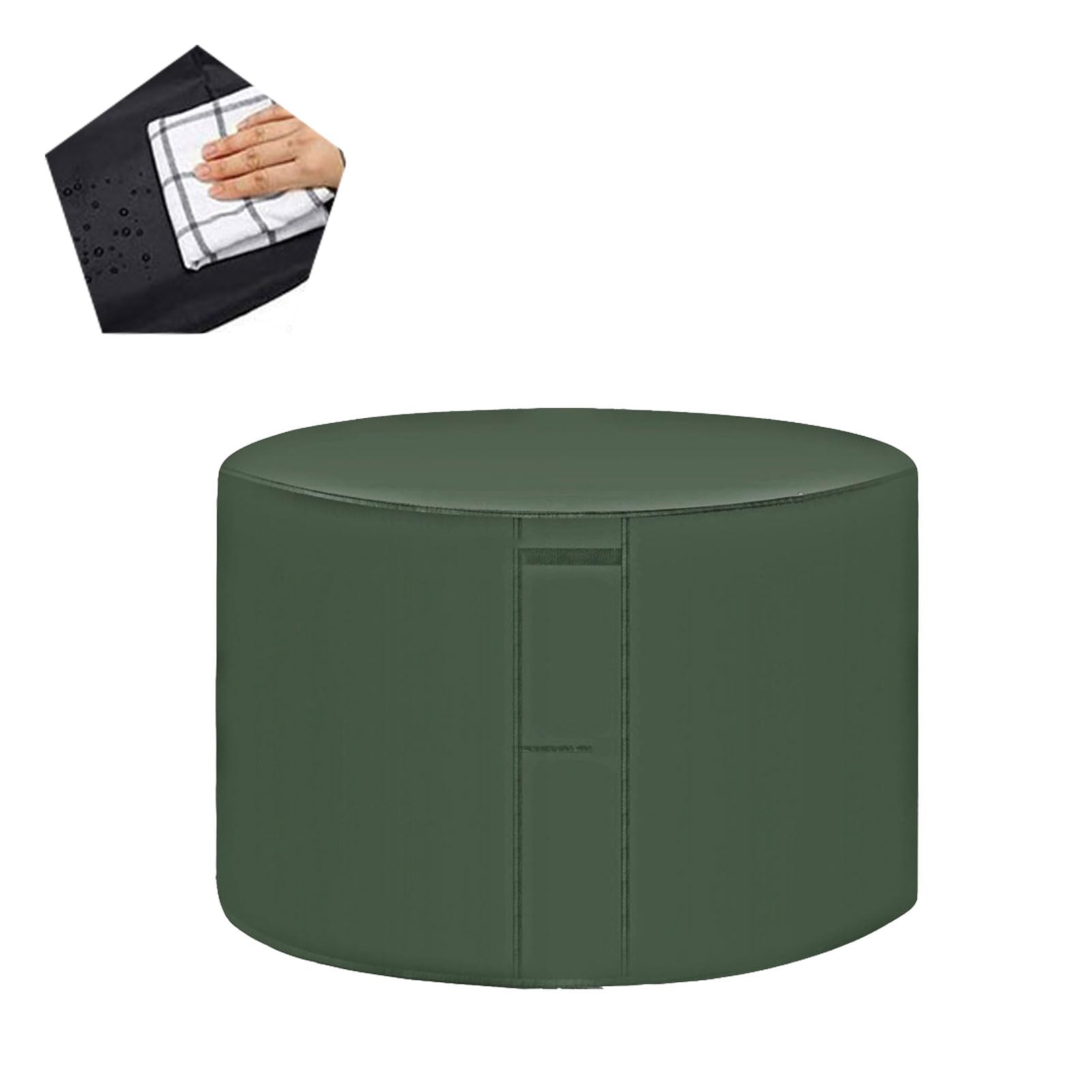Nappe ronde 420D imperméable 185x95 cm avec aérations pour jardin