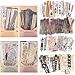 Zestaw 160 arkuszy do scrapbookingu, w stylu vintage, Washi naklejki papierowe, dziennik, akcesoria w stylu retro, do pisania/albumu/rysowania/dziennika podróży, dekoracja
