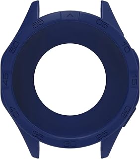 جراب حماية من السيليكون ممتص للصدمات لساعة هواوي GT4 مقاس 46 ملم فكرا، إكسسوارات ساعة (كحلي)