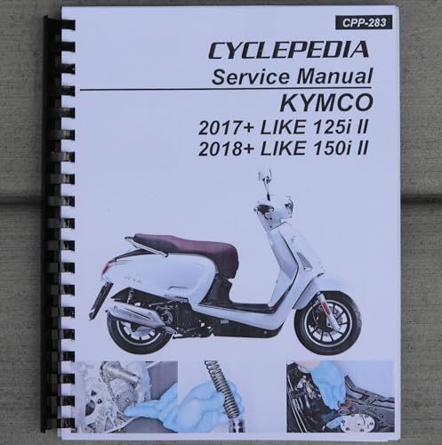 i5motorcycle Service & Repair Manual for KYMCO Like 125 125i 150 150i Noodoe Scooter 2018-2026