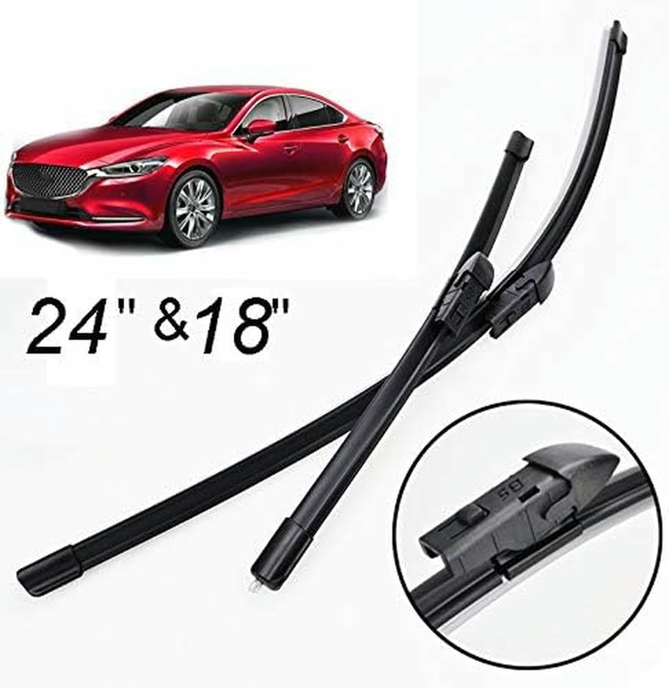 Escobillas limpiaparabrisas Delanteras JUWENFF para Mazda 6 2018-2020, limpiaparabrisas para Coche, limpiaparabrisas, Ventana de Coche