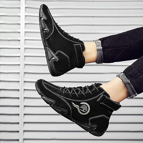 amarrar para homens,caminhada impermeáveis antiderrapantes - Sapatos casuais para homens, presente p