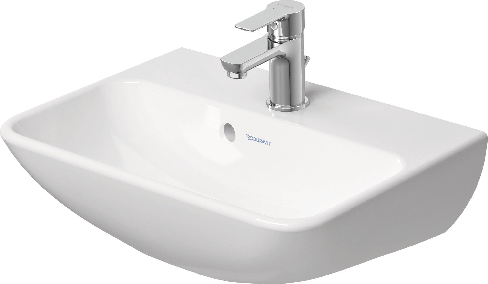 Duravit Handwaschbecken ME by Starck, 45 cm, aus Keramik, Weiß mit  