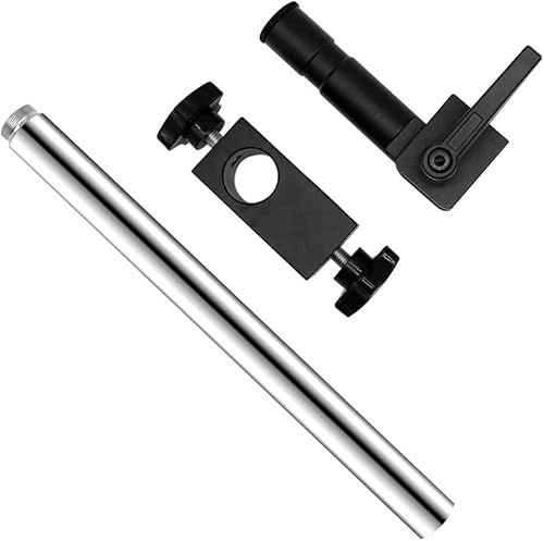 Miniatura 4 de microscope accessories kit slide preparation camer Microscopio Arm Universal Bar Microscope Arms Adjustable Stereo Arm Table Stand 76mm Ring Holder