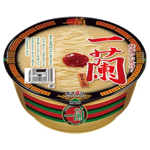 一蘭 とんこつ カップ麺 ×6個