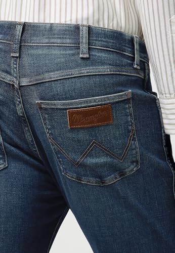 Wrangler - Jeans Herren - Slim Tapered Fit - Larston - Marine Tint – Ansicht 6