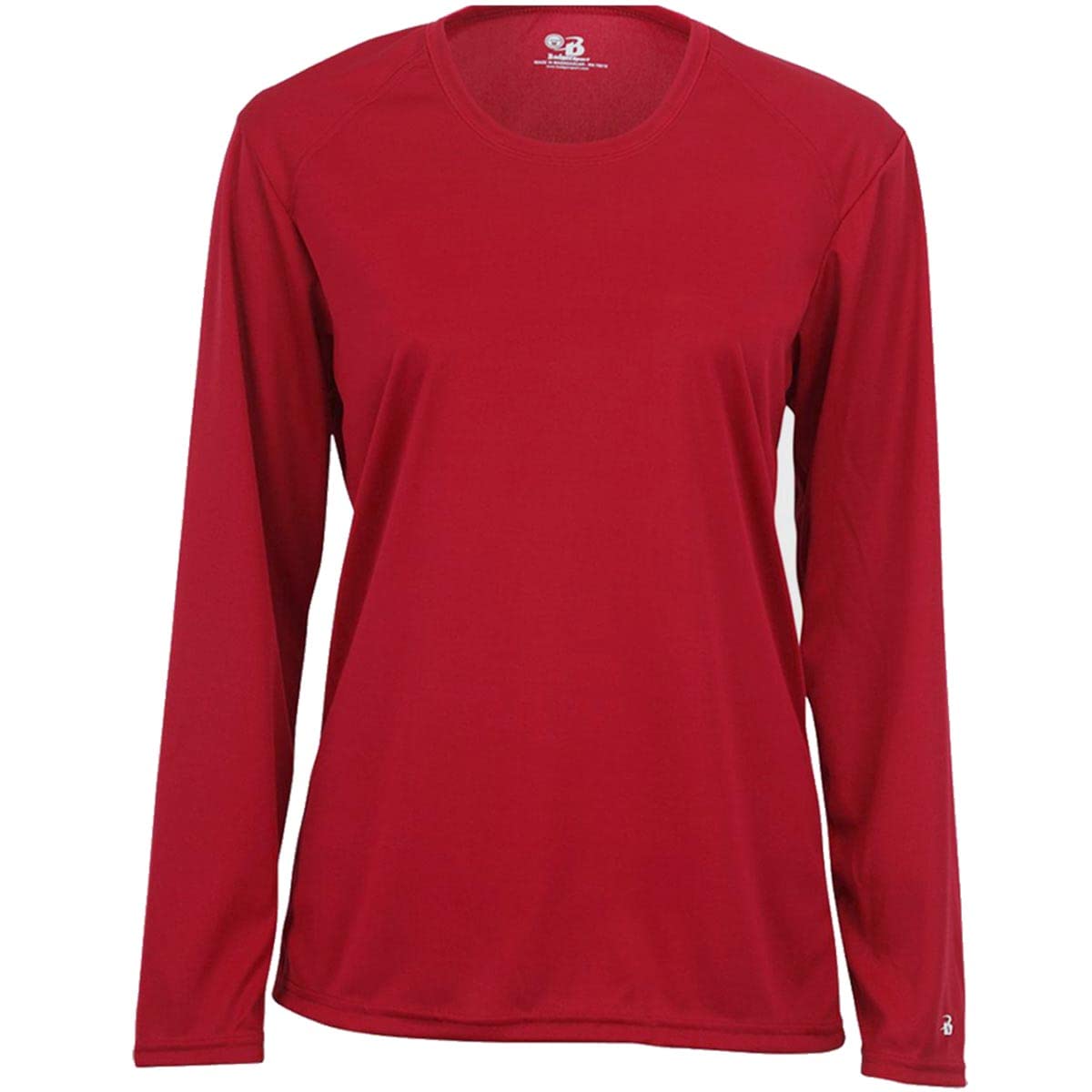 Badger Sports B-Core Ladies' L/S Tee Red Medium