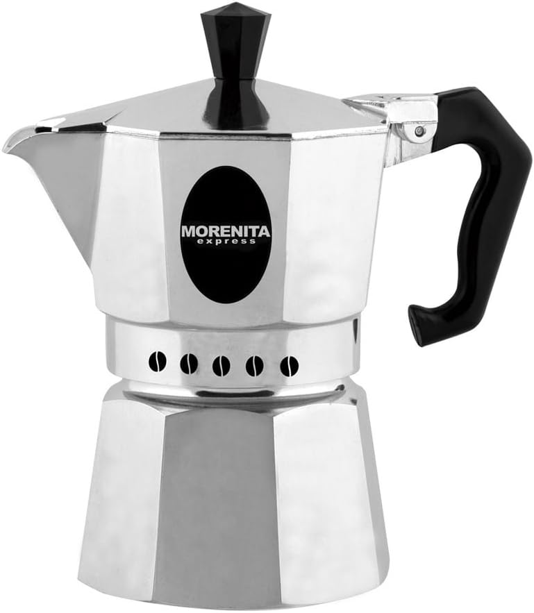 Aeternum Morenita 5972 Espresso Maker 3 Cups, Aluminium, Silver