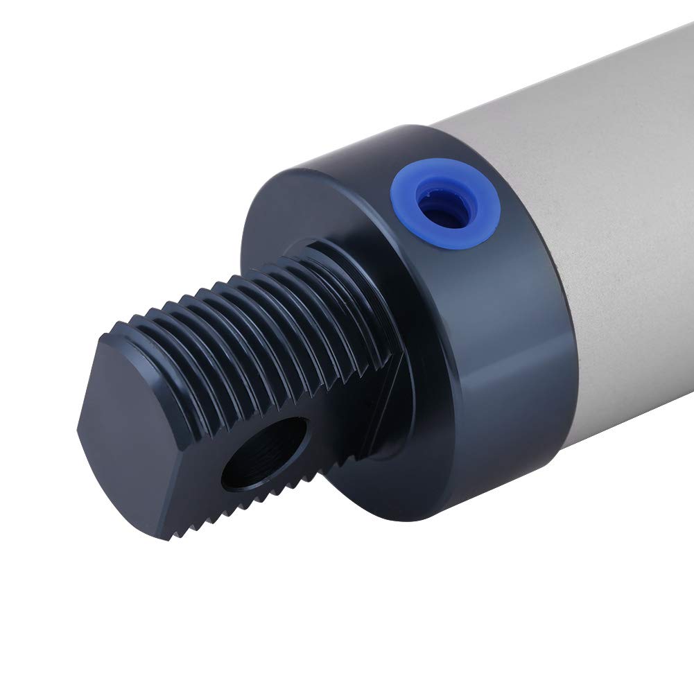 Ultimo mini cilindro pneumatico, 32 x 200 mm Alesaggio 32 mm Corsa 200 mm 1,5 MPa/15 Psi Cilindro pneumatico pneumatico a doppio effetto in lega di alluminio a doppia azione Stelo singolo