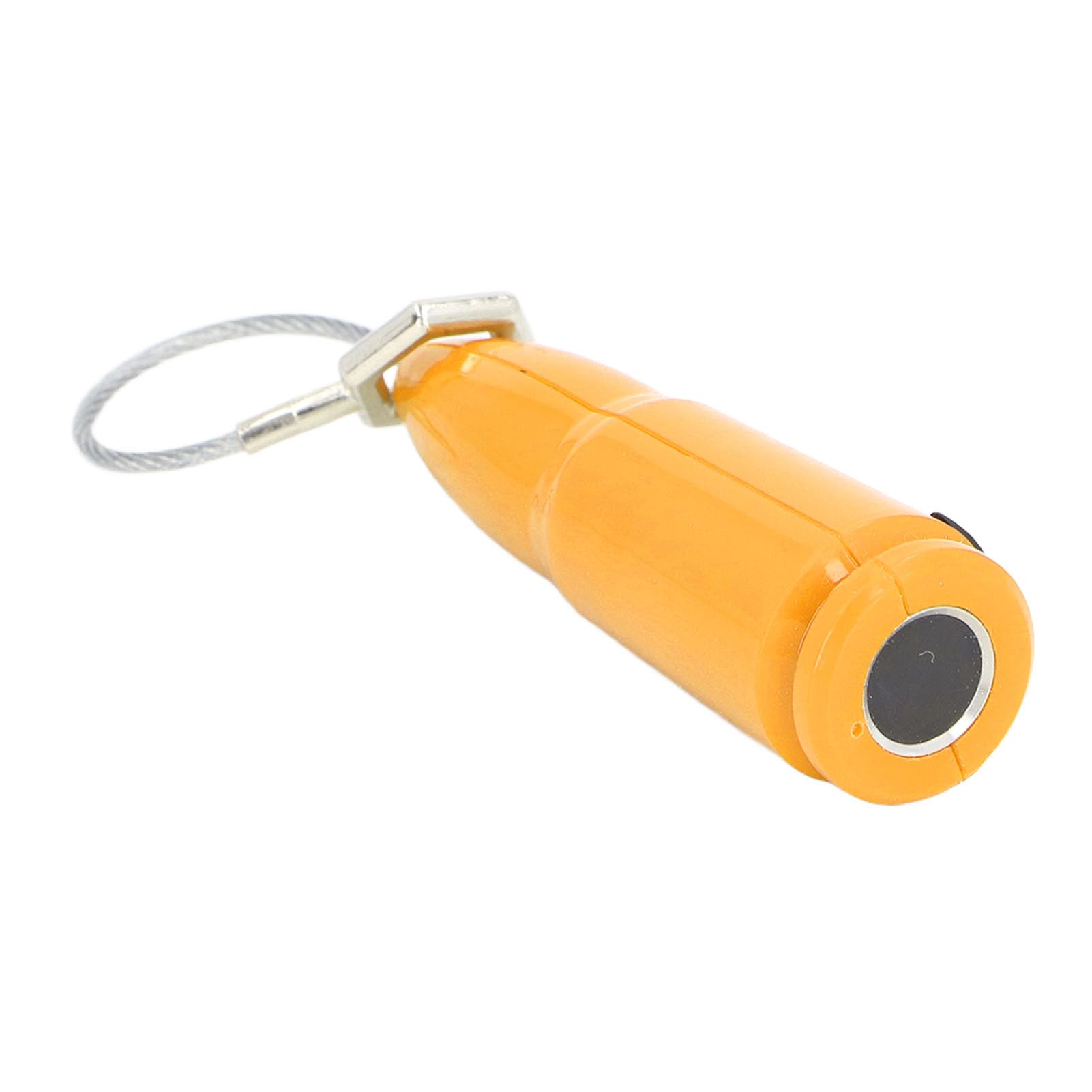 Yellow Mini Fingerprint Padlock, Uncut Biometric Fingerprint Padlock Lightweight Rechargeable High Security Smart Rugged Backpack Portable For Office (Yellow)