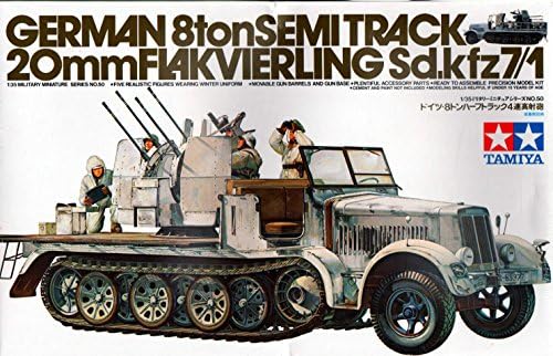 Tamiya KNL Hobby 1/35 Model 35050 7/1 Sd.Kfz 8 ton semi Track air...