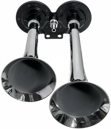 Miniatura 6 de Compresor de bocina de aire de coche de trompeta dual ultra ruidoso 1000DB 12V para coche, camión, tren, barco, altavoz y bocinas de coche