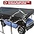 NUGRIART Metal Carport 13 x 20 FT with Heavy Duty Metal Frame & Galvanized Steel Roof, Metal Car Garage, Sturdy Canopy Shelter for Car, Truck, Pickup, SUV, Tractor, and Boat