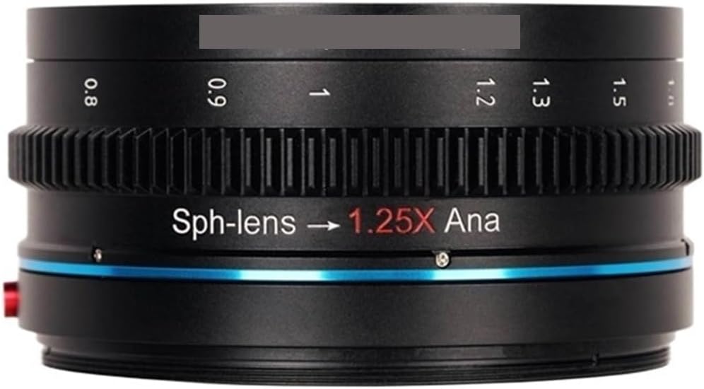 Camera Parts, 1.25x Anamorphic Additional Lens with 67/72/77/82/92mm Rings, 2X Effect for Camera Lenses,Renewal Accessories