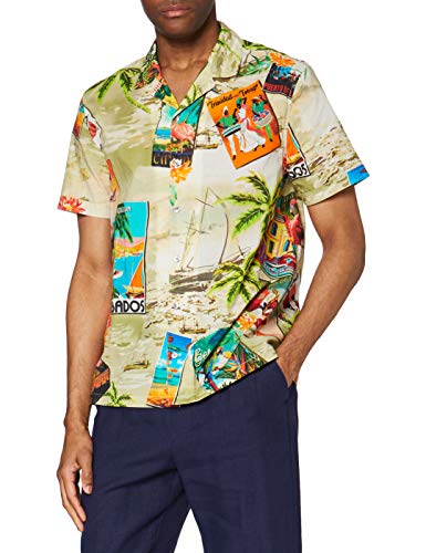 Desigual Cam_alberon T-Shirt, Verde, XL Uomo