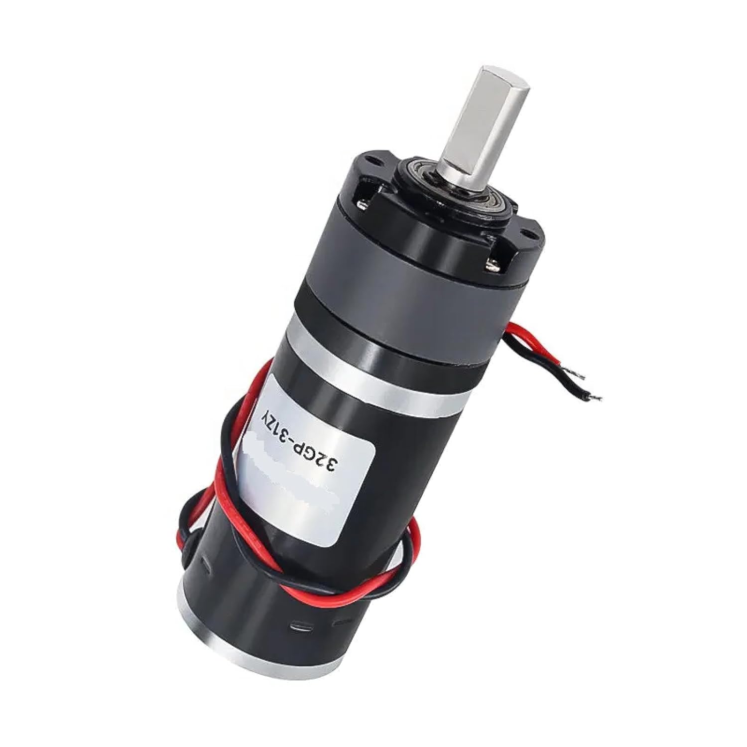 32GP-31ZY DC Planetary Gear Motor, Metal Housing, Forward Reverse Rotation, 21.6-24W Output, 100KG.CM Torque, for Medical Equipment, Office Supplies, Automation (112RPM 12V)