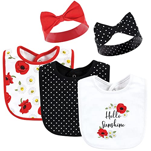 Image of Hudson Baby Unisex Baby Bandana Bibs and Headbands