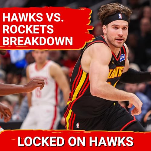 Hawks winning streak halted with blowout loss to Rockets Podcast Por  arte de portada