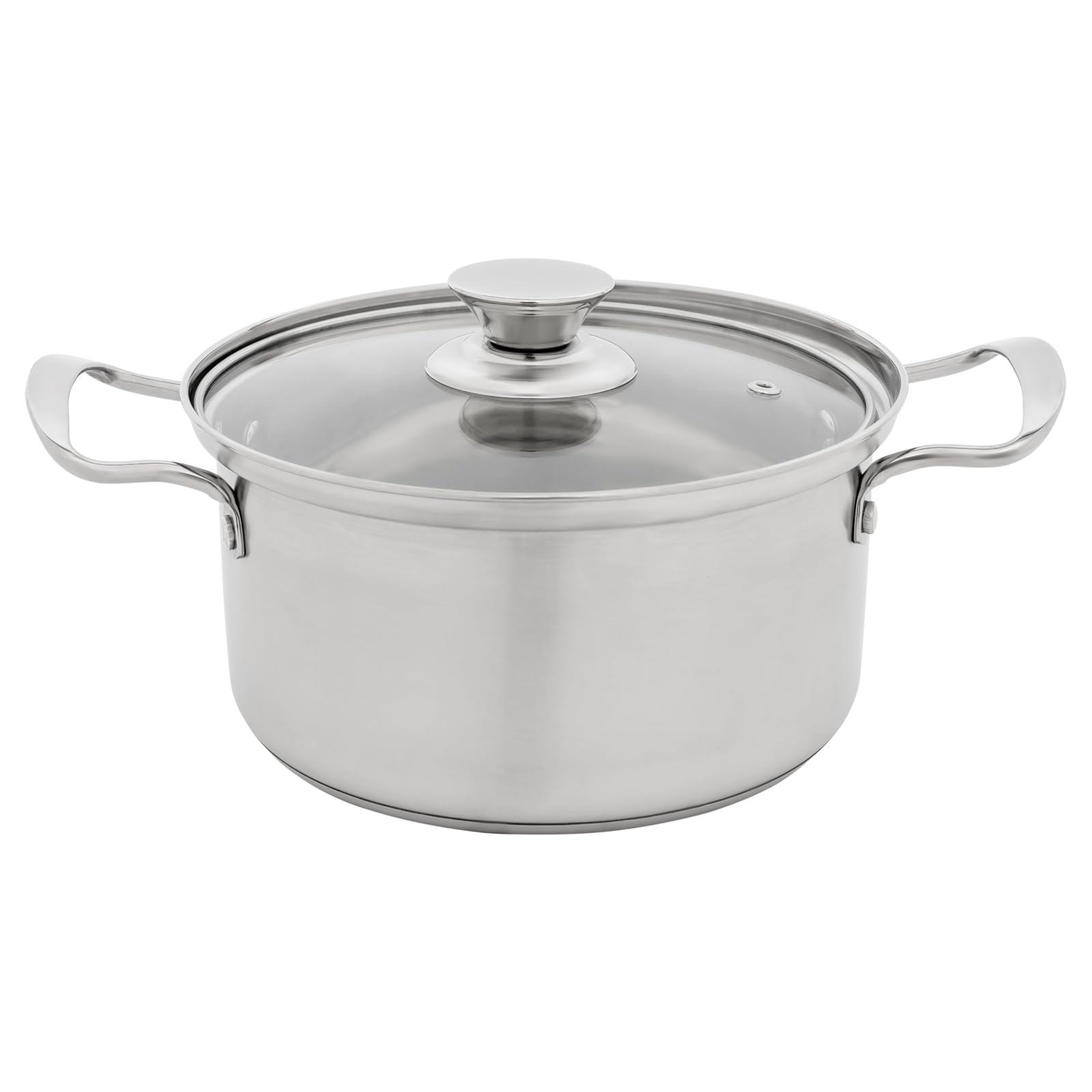Set di pentole in acciaio inox, 3 pezzi, pentola per latte ispessita, set di pentole in acciaio inox, adatto per diversi scenari come frittura e cottura rapida