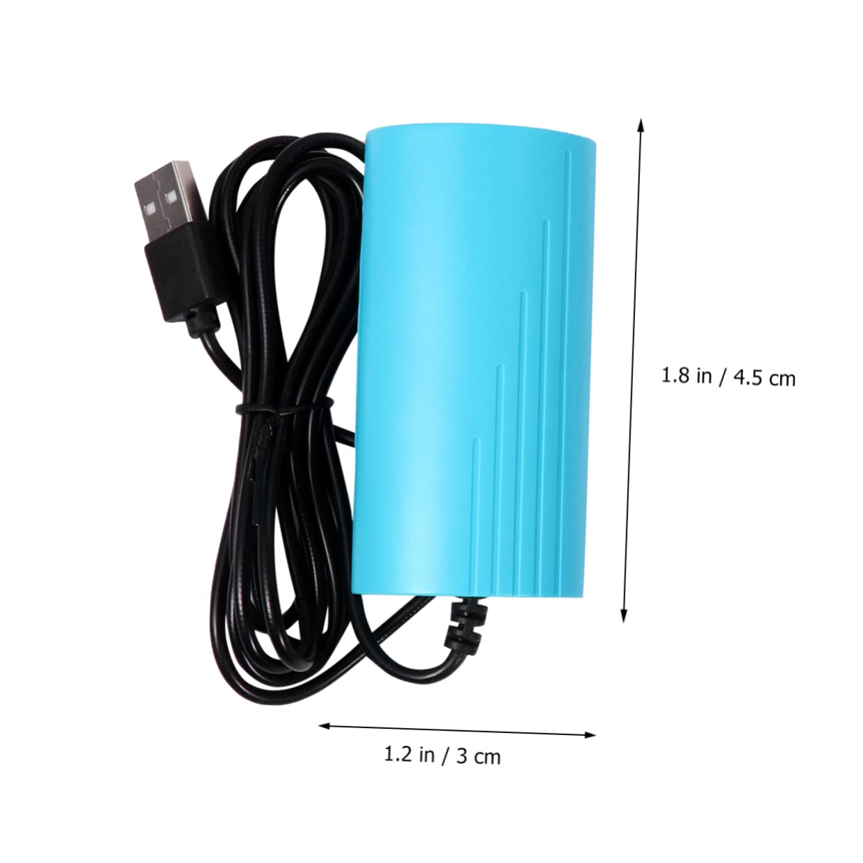 BESPORTBLE 3piezas Bomba De Aire USB Silenciosa para Acuarios Oxigenador Portátil para Peceras para Entornos Tranquilos y Uso Prolongado