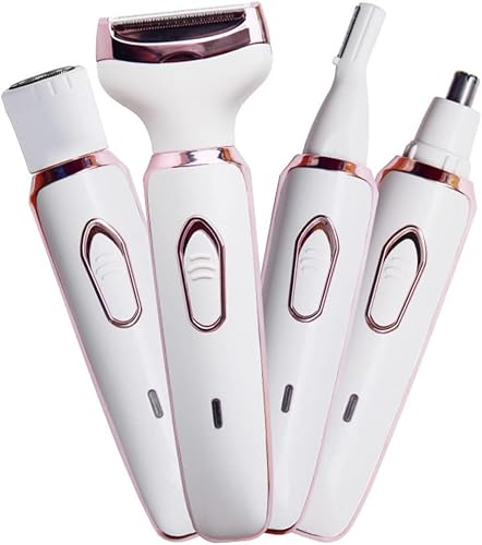 Kit Aparador Depilador Multifuncional 4 Em 1 Corporal Facial aparador de cabelo, nariz, sobrancelha, braço, perna, axila, biquíni.