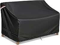 Vista 18 de KylinLucky Funda para sofá modular de patio en forma de L de 104 x 83 pulgadas, resistente e impermeable, protección para todo tipo de clima