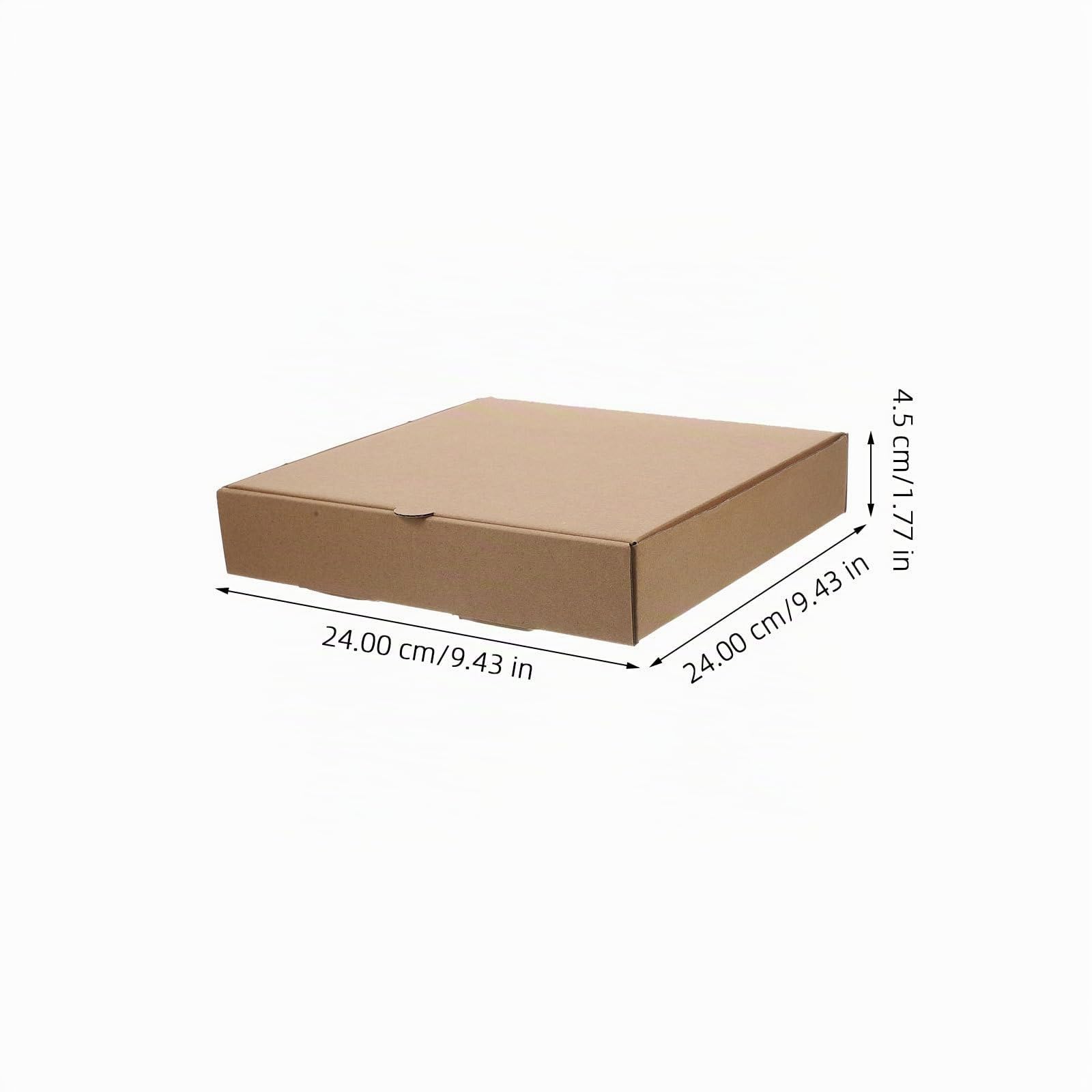 10stück Schachtel Verdickte Pizzakarton Leere Pizza Box Aus Kraftpapier Versandkarton Pizzakartons Aus Wellpappe Behälter Herausnehmen Bäckerei Pizzaschachteln Geschenkbox Verpackung