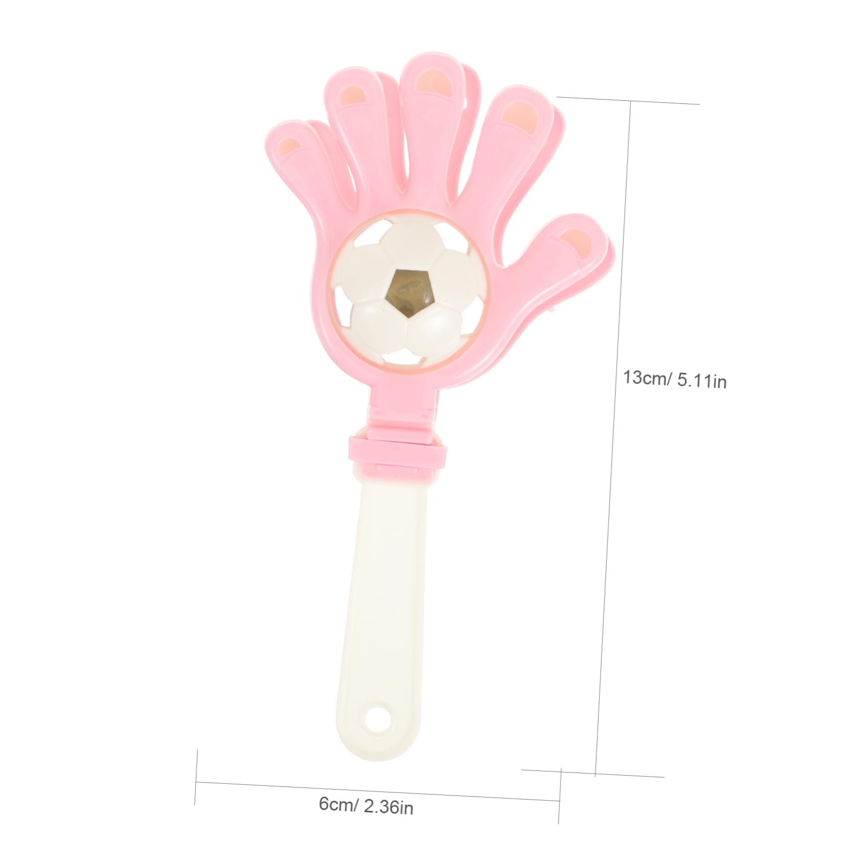 SUPVOX Cute Party Favors Festival Hand Bell Clappers Boys and Girls Hand Bell Plastic Random Color
