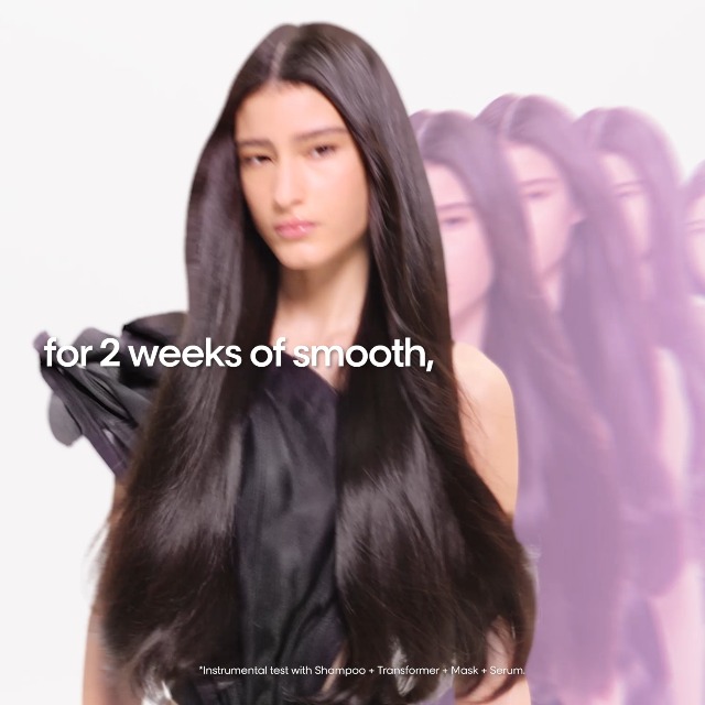 Image of L'Oreal Professionnel Keratin Alpha Sleek Anti-Frizz Shampoo with Sulphate-Free Formula | Frizz Control and Smoothness for frizz hair | Validated on Indian hair | 300 ml