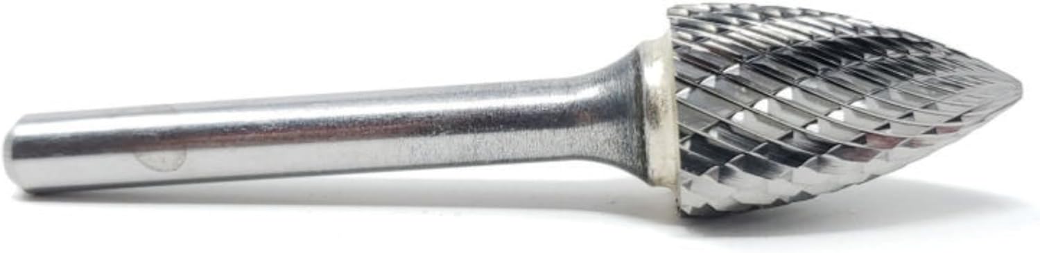 SG-6 Double Cut Carbide Burr Die Grinder Bit 5/8" x 1" on 1/4" Shank
