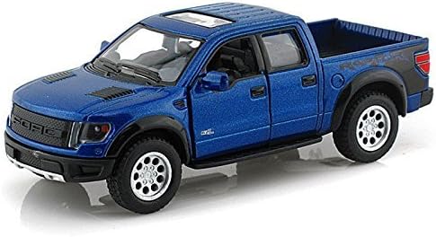 KiNSMART 2013 Ford F-150 SVT Raptor Supercrew 1:46 Scale 5" Die Cast Metal Model Toy Truck (Blue)