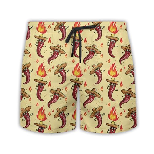 Maillot de bain homme pour vacances et loisirs au design fête des tacos