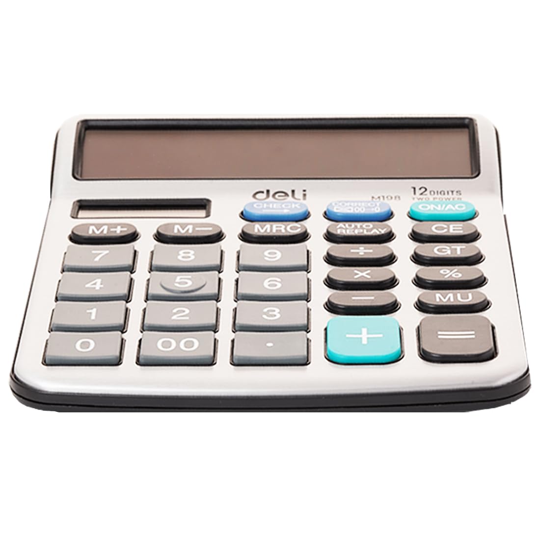 Deli CM19811 12 Digit Dual Power Calculator with 120 Steps Check and Correct Option | 3 Years Warranty | - Silver 3
